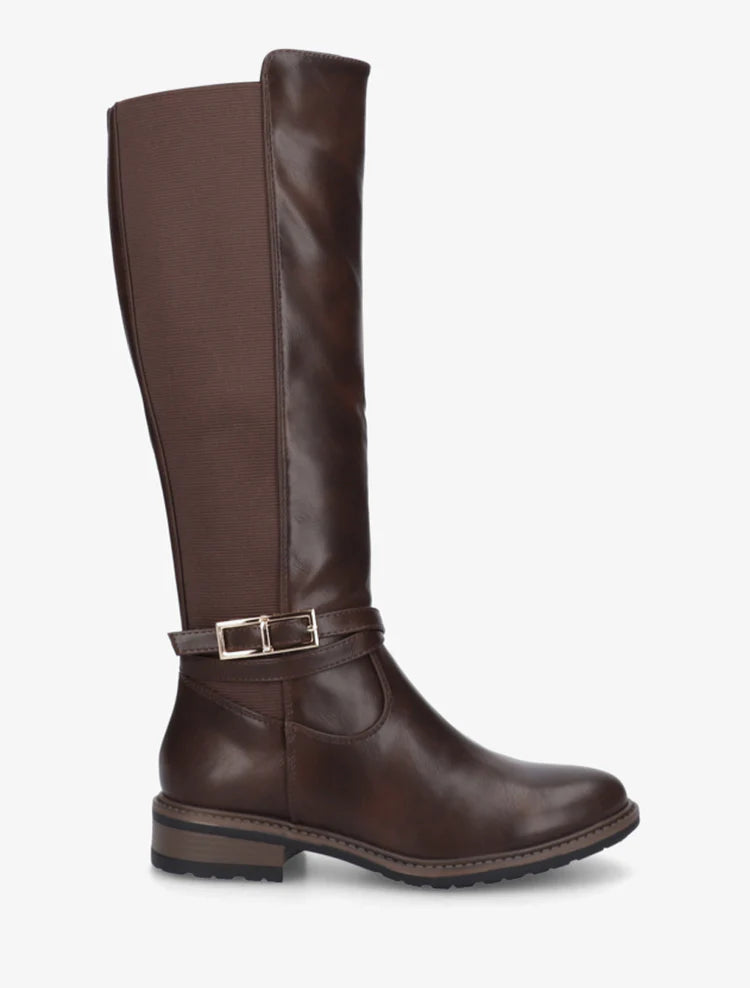 Bottes talon bloc élastiquées