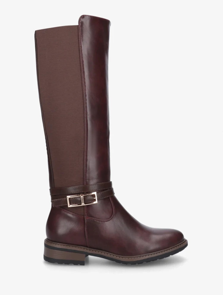 Bottes talon bloc élastiquées