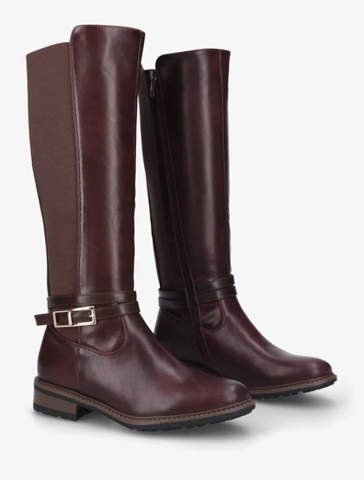 Bottes talon bloc élastiquées