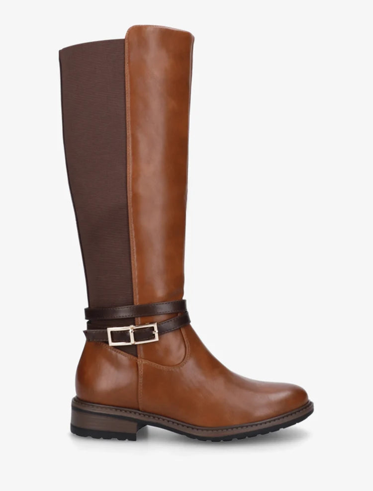 Bottes talon bloc élastiquées