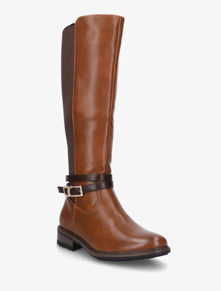Bottes talon bloc élastiquées