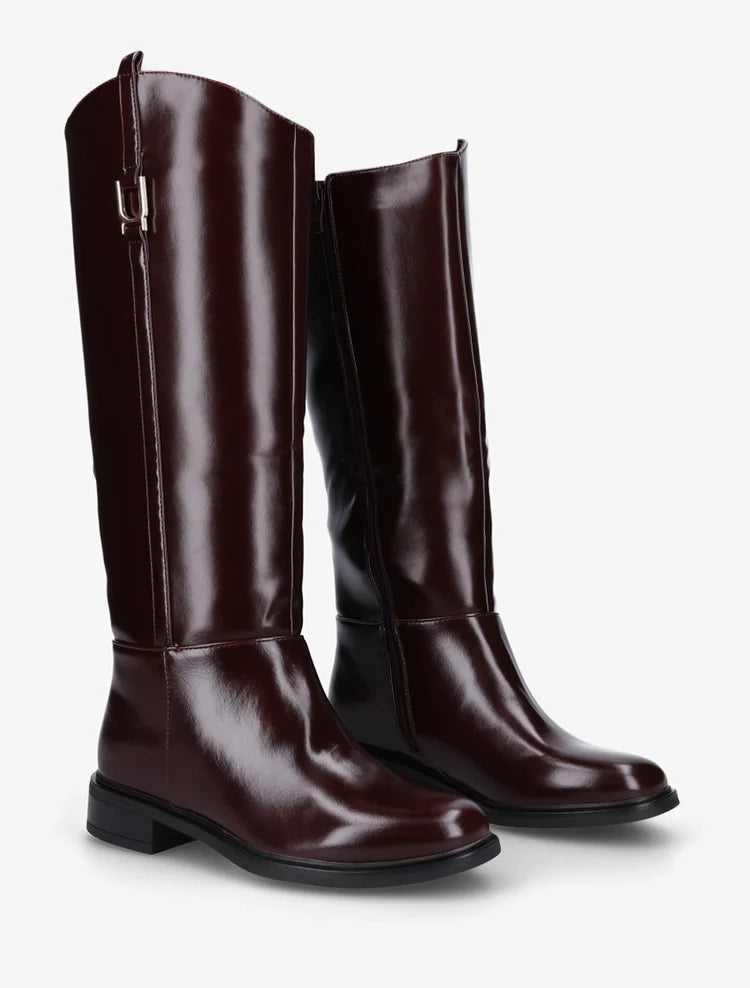 Bottes cavalières talon bloc
