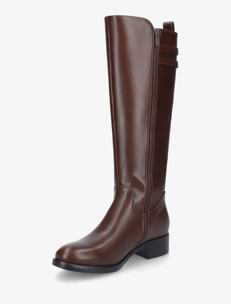 Bottes élastiquées style cavalière