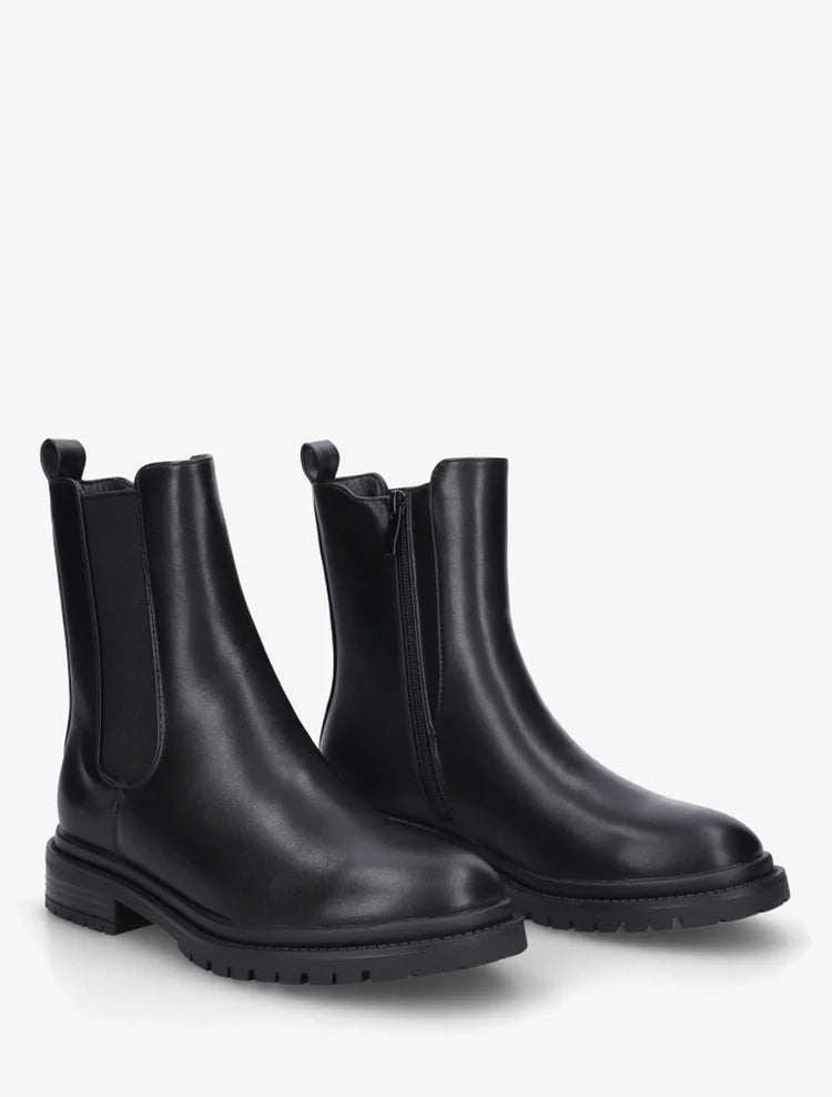 Bottines élastiquées à semelle crantée