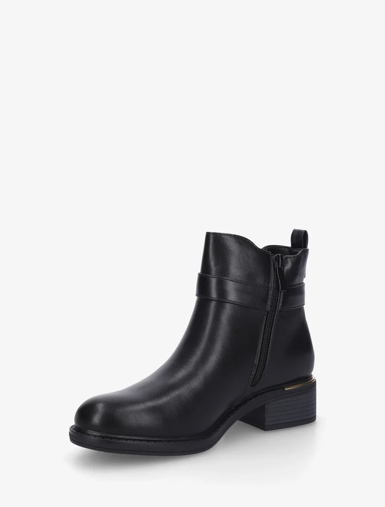 Bottines élastiques à boucle ronde