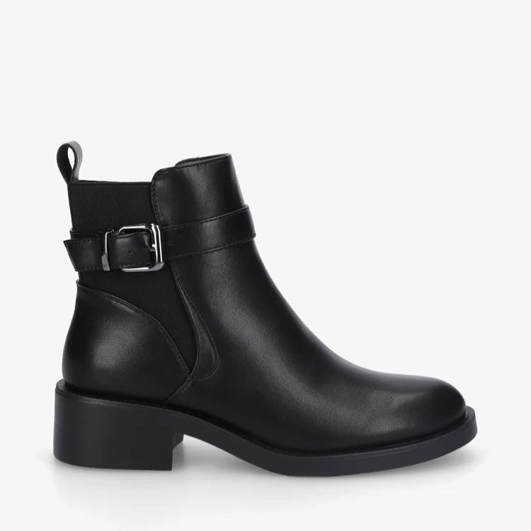 Bottines plates en simili