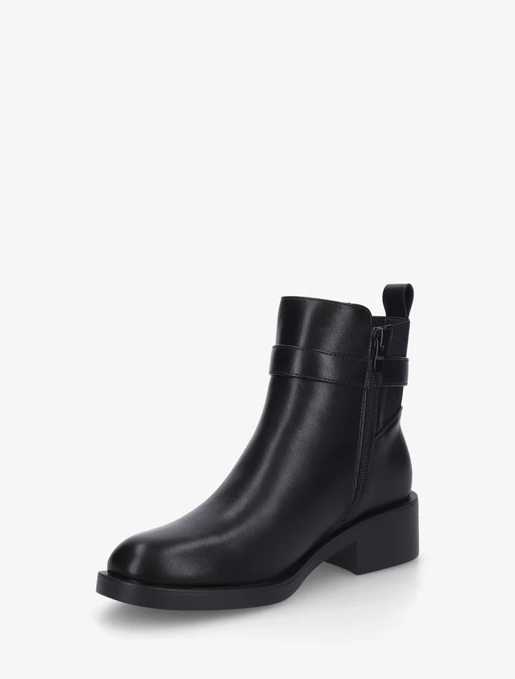 Bottines plates en simili