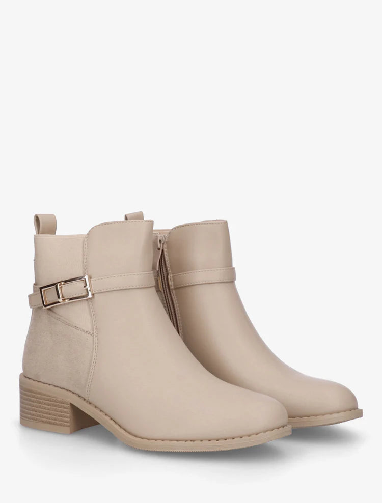 Bottines bi-matière élastiquées