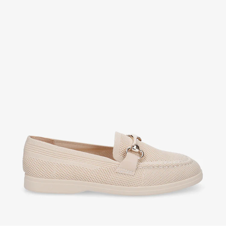 Mocassins en mesh à boucle décorative