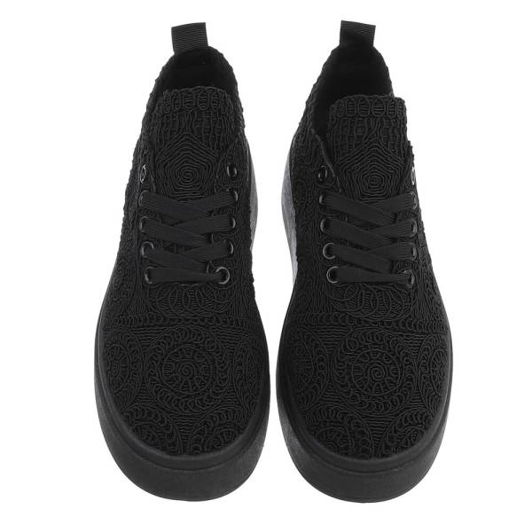 Baskets à plateforme en dentelle