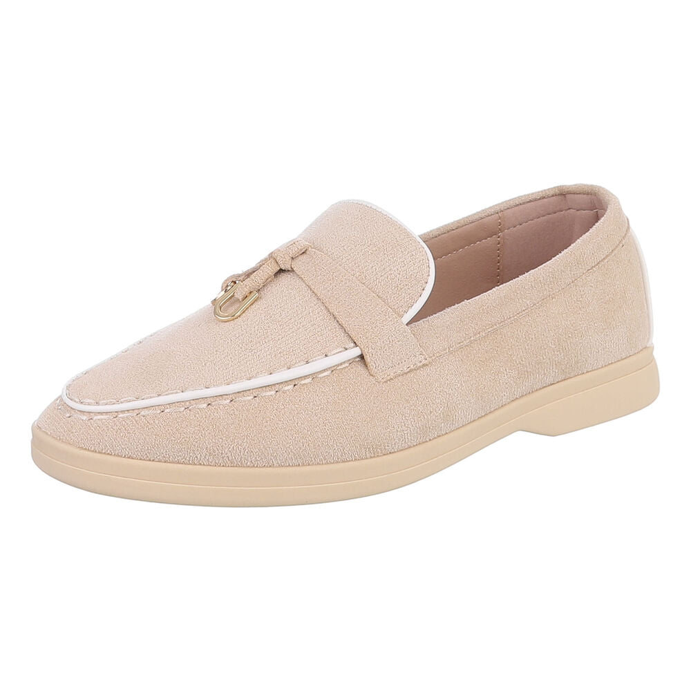 Mocassins avec breloque métallique