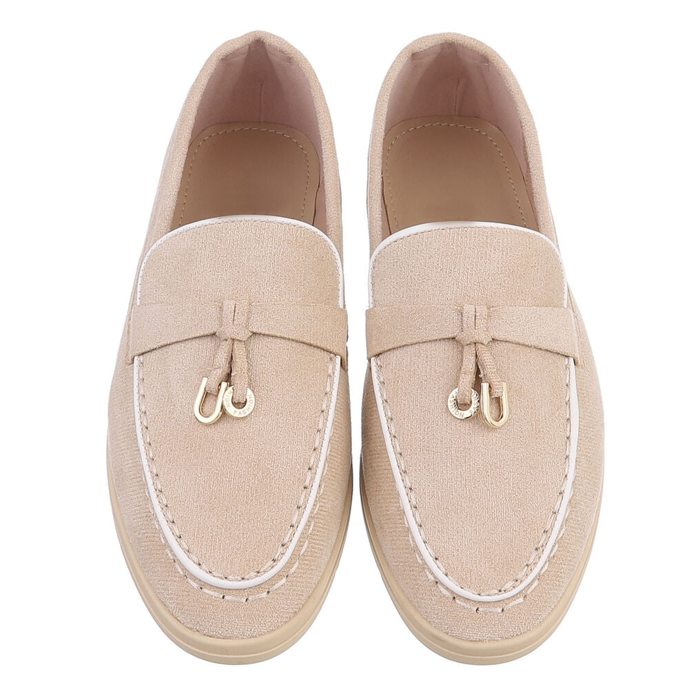 Mocassins avec breloque métallique
