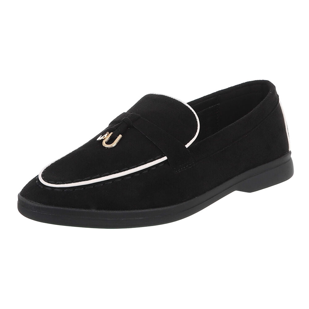Mocassins avec breloque métallique