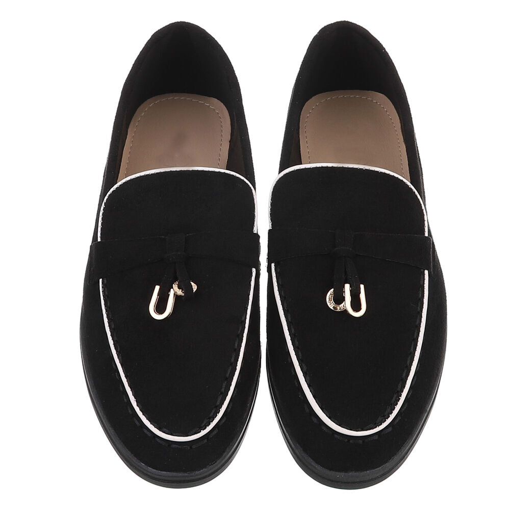 Mocassins avec breloque métallique