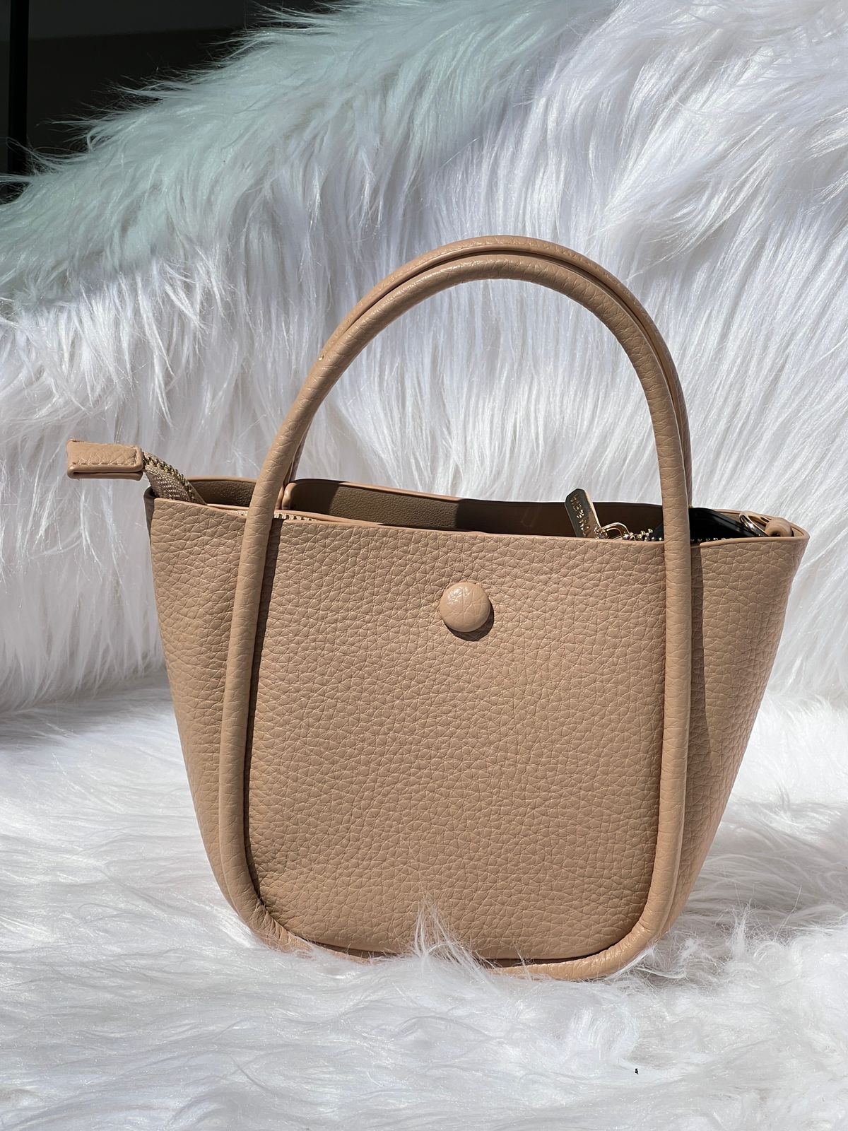 Mini Sac Cabas Simili Cuir