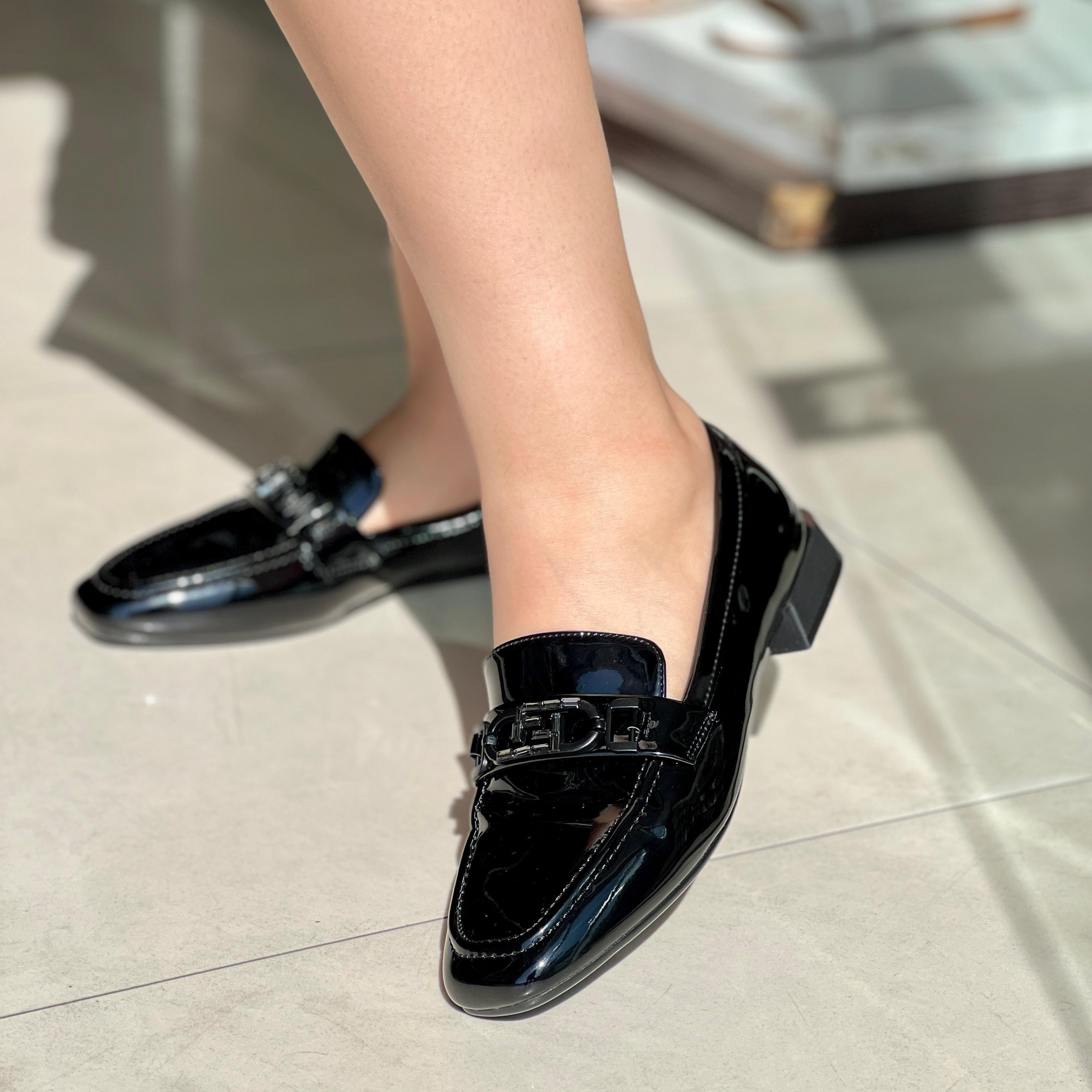 Mocassin haute qualité Oxford confort pour femme