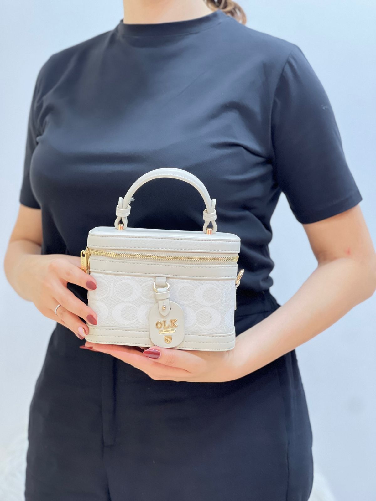 Sac À Main Mini À Deux Couleurs