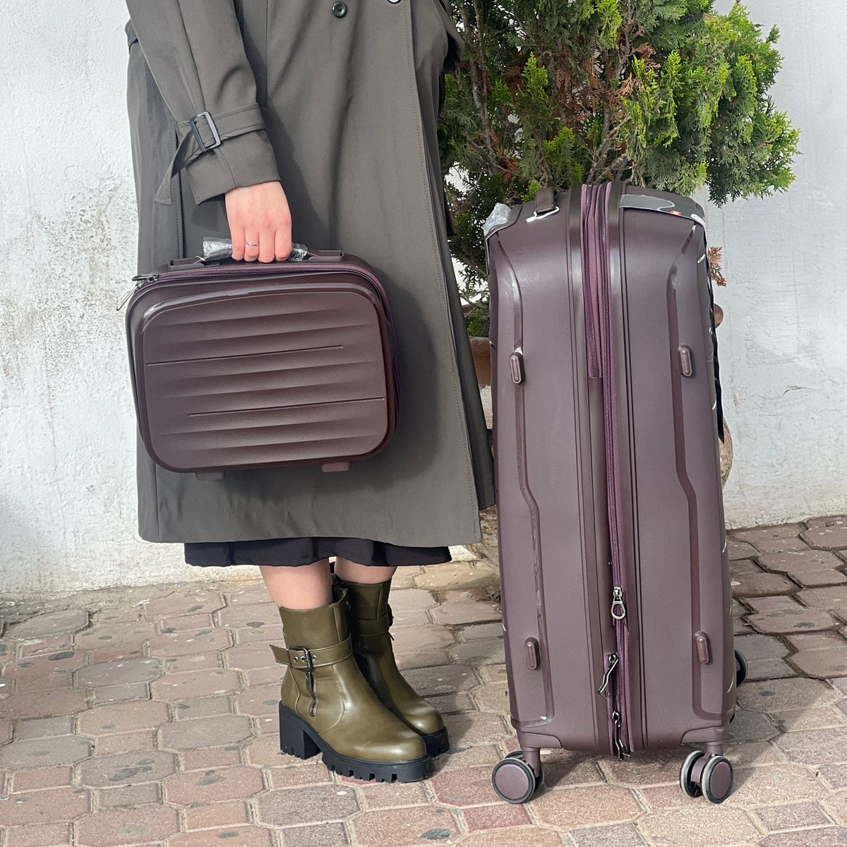 Ensemble de valises rigides Geographical