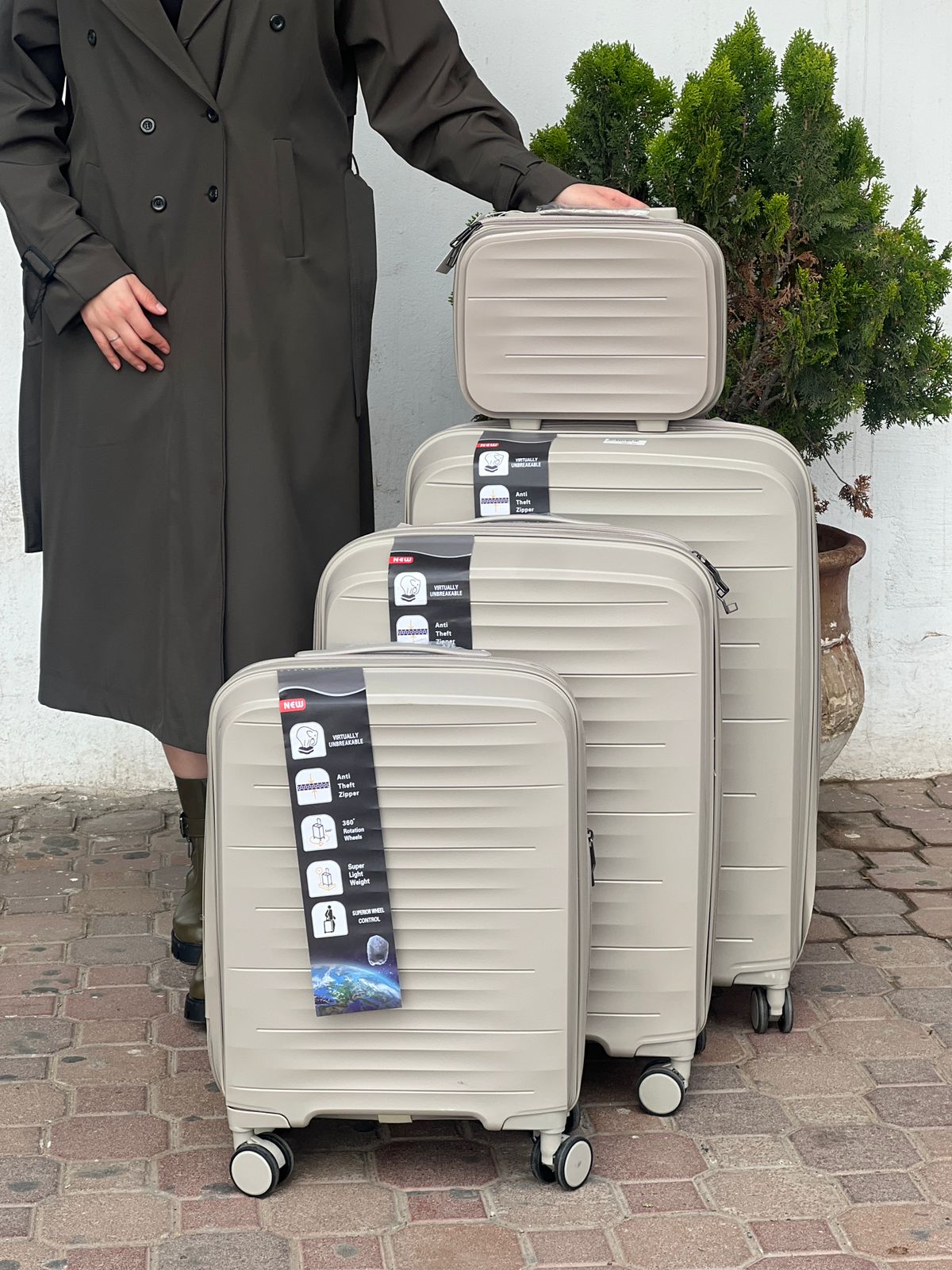 Ensemble de valises rigides Geographical