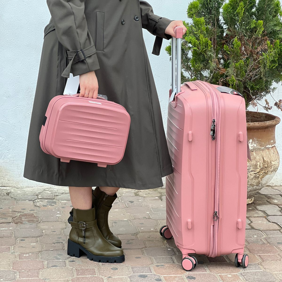 Ensemble de valises rigides Geographical