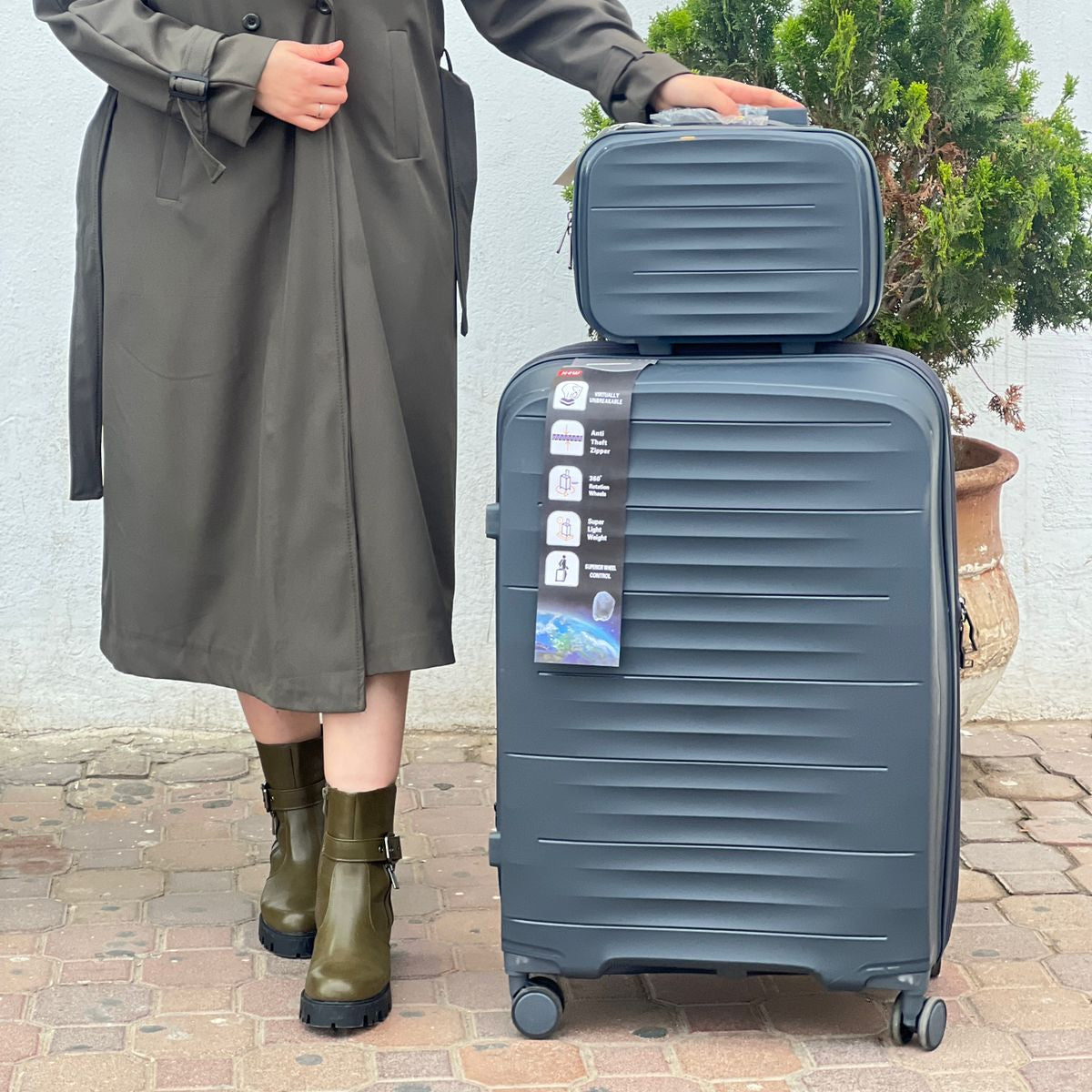 Ensemble de valises rigides Geographical