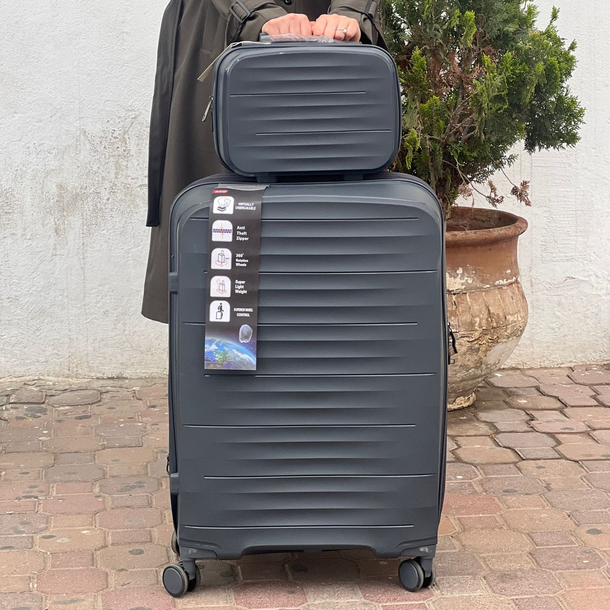 Ensemble de valises rigides Geographical