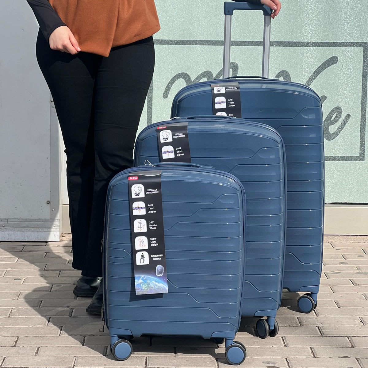 Ensemble de valises à 4 roulettes