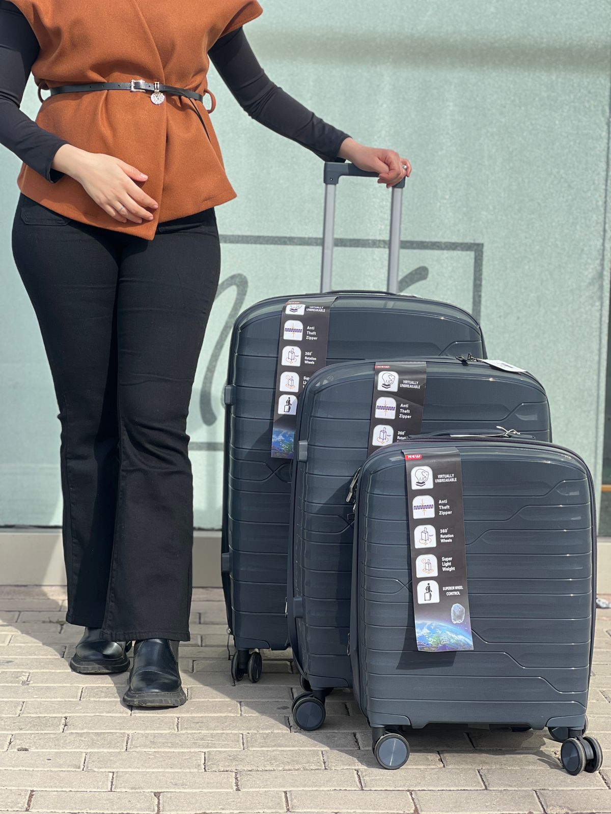 Ensemble de valises à 4 roulettes