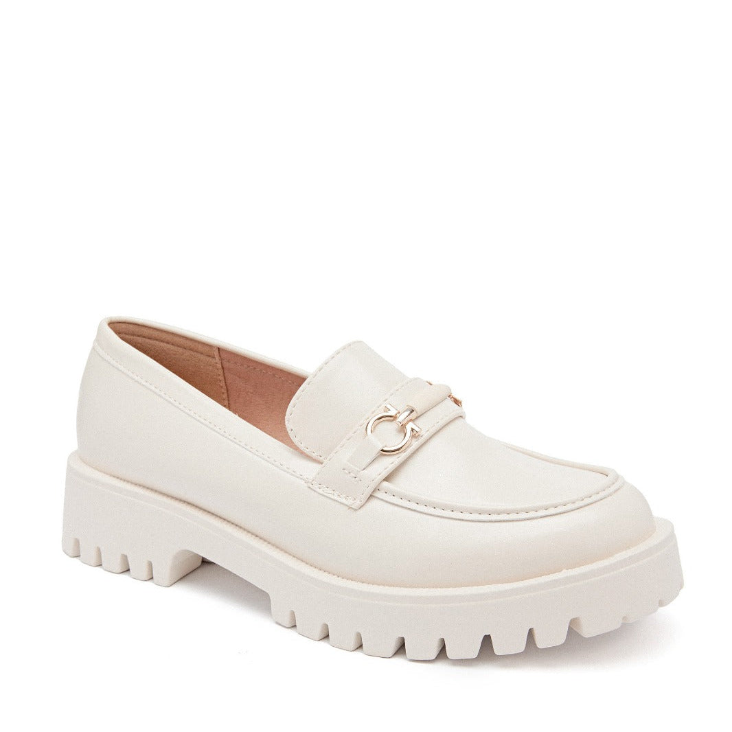 Mocassins avec détail doré