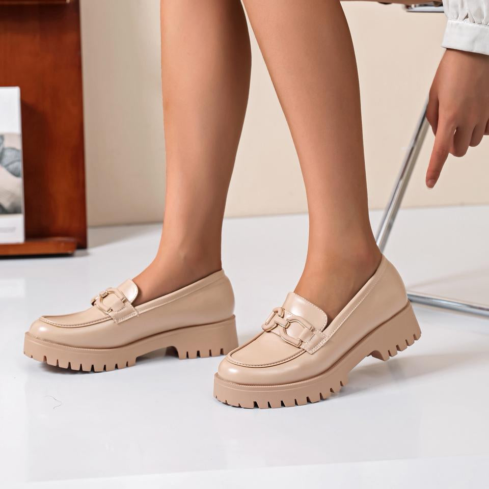 mocassin à plateforme pour femme