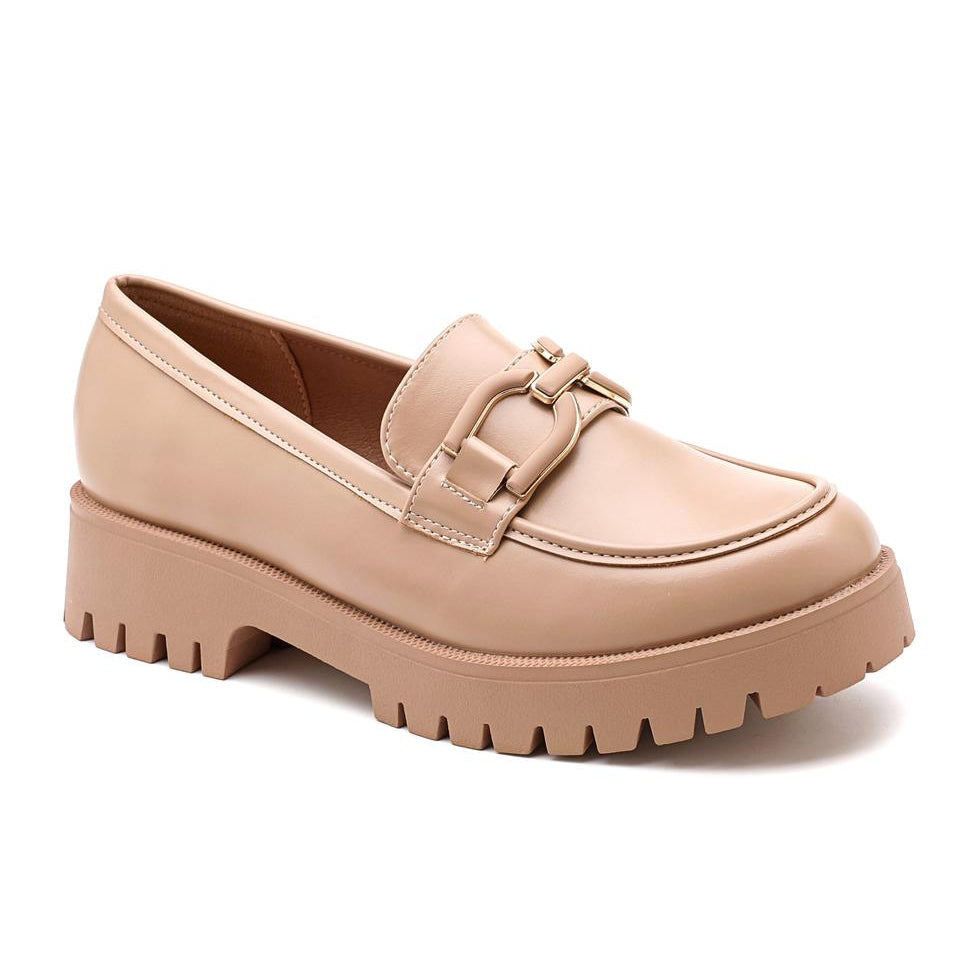 mocassin à plateforme pour femme