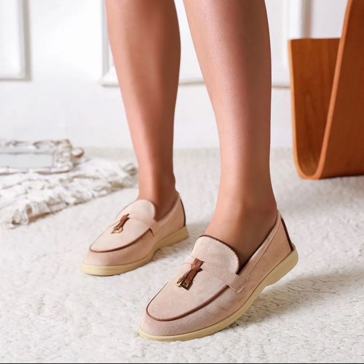 Mocassins Élégants en Daim