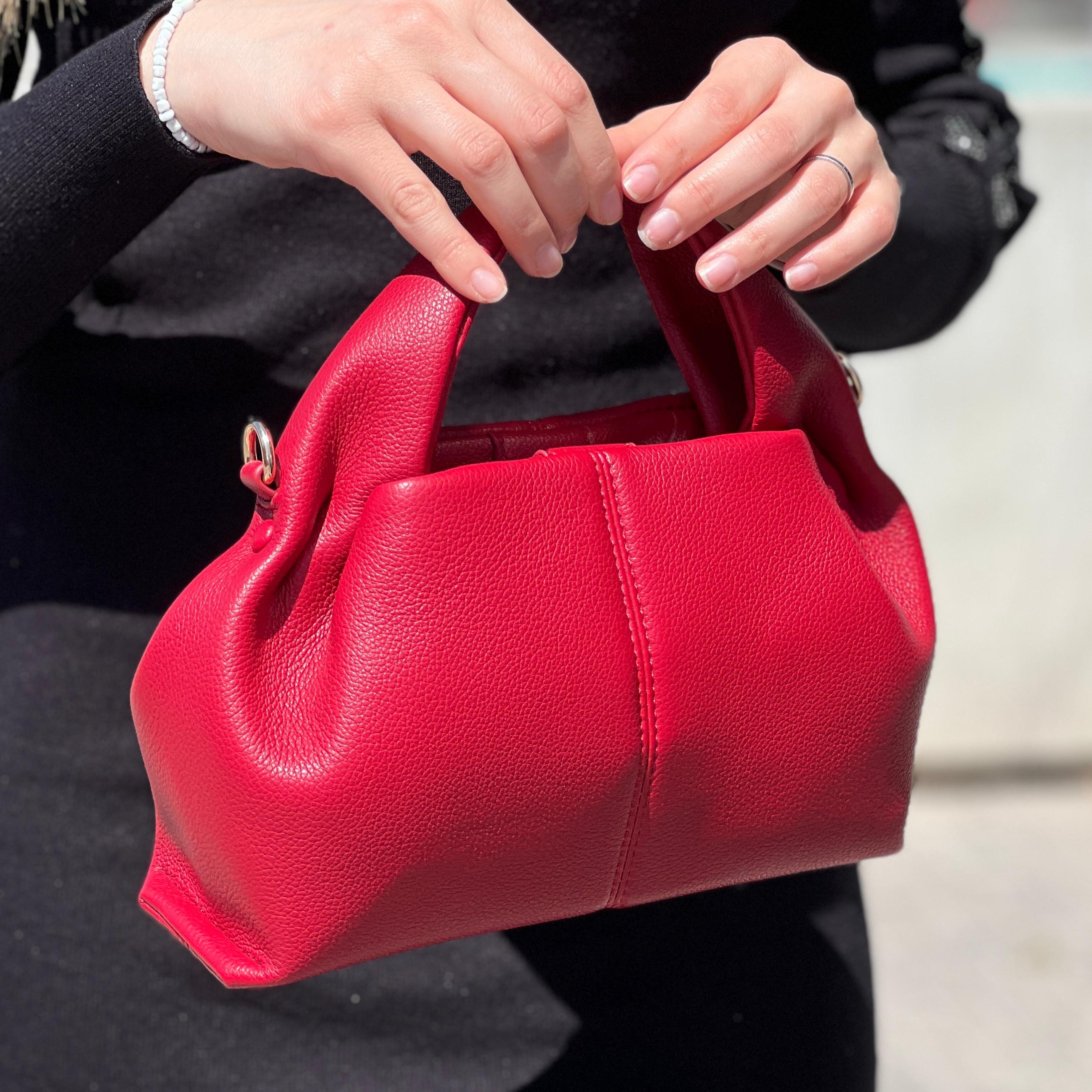 Sacs Fourre-Tout À Bandoulière En Cuir Véritable En Forme De Nuage Pour Femmes