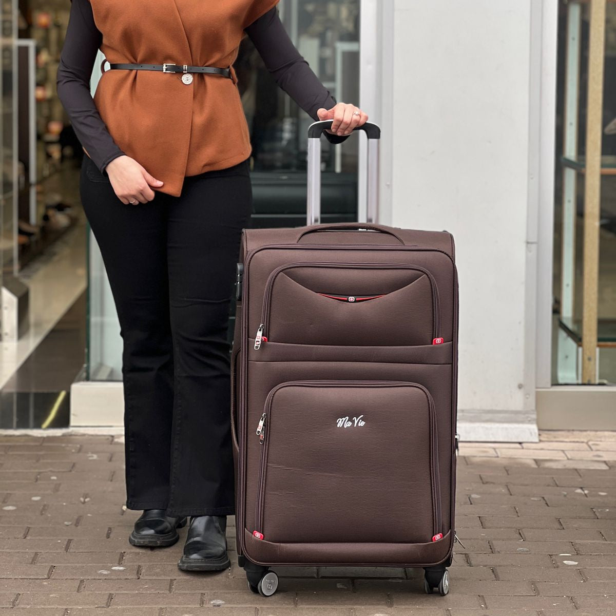 Ensemble de 4 valises en polyester