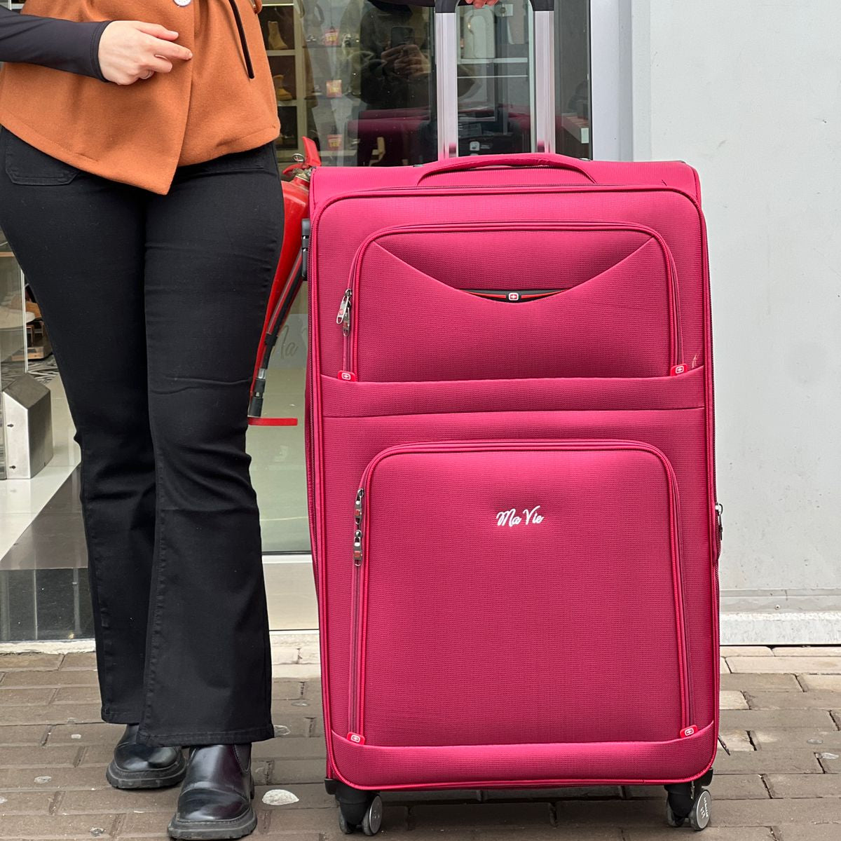 Ensemble de 4 valises en polyester