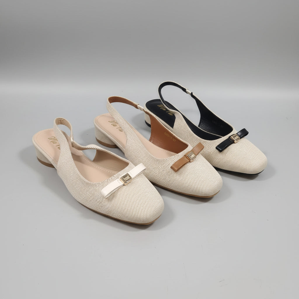 Ballerines Slingback Chic à Petit Talon