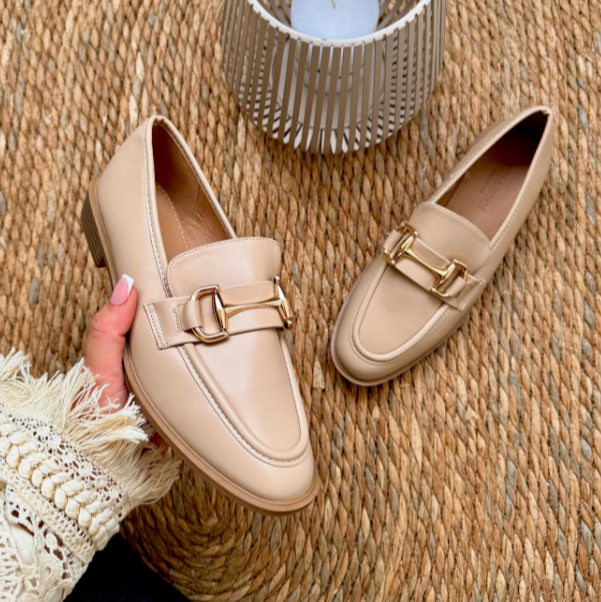 Mocassin en cuir