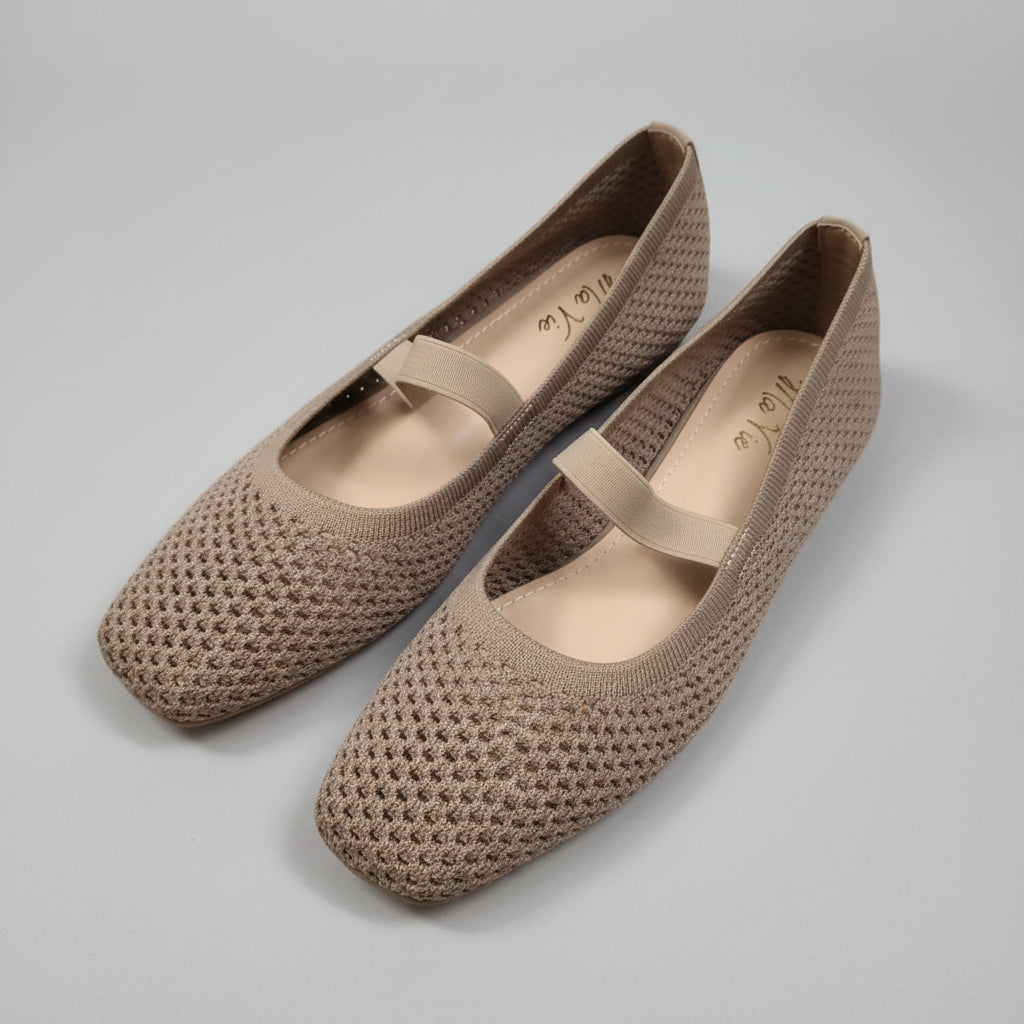 Ballerines en Maille