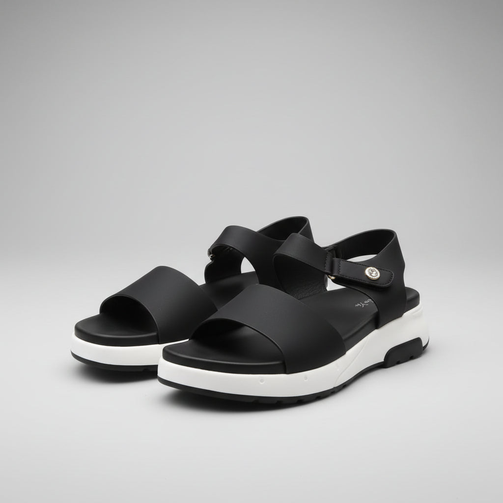 Sandales Confort à Plateforme Souple