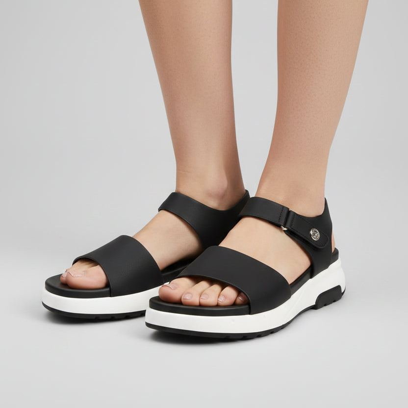 Sandales Confort à Plateforme Souple