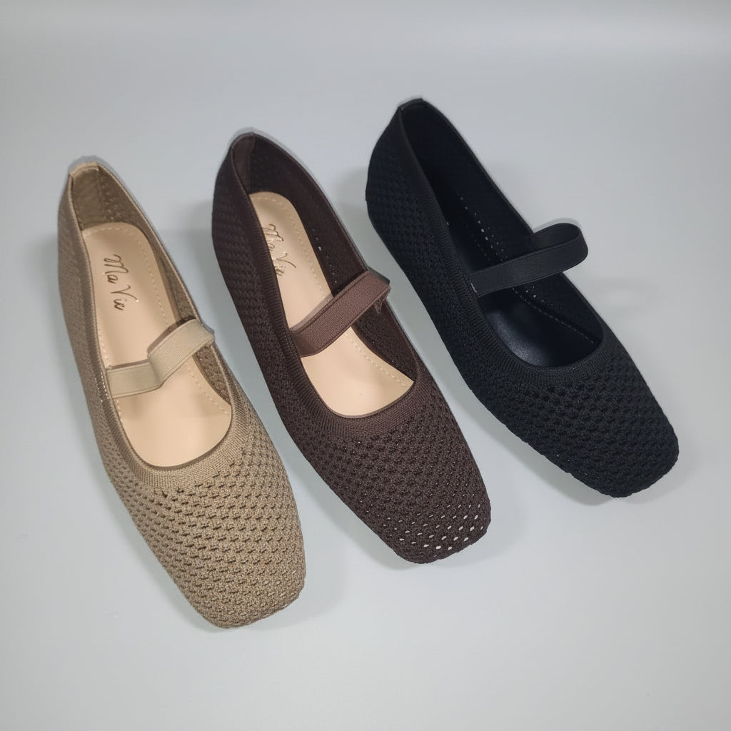 Ballerines en Maille