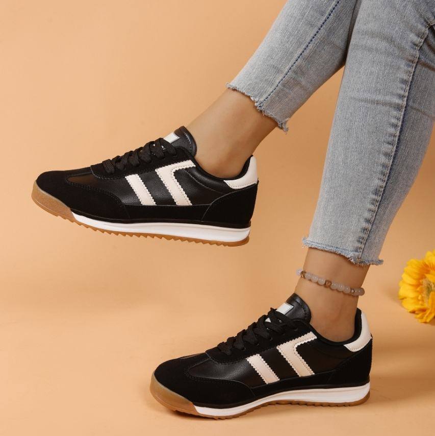 Basket de sport en cuir écologique