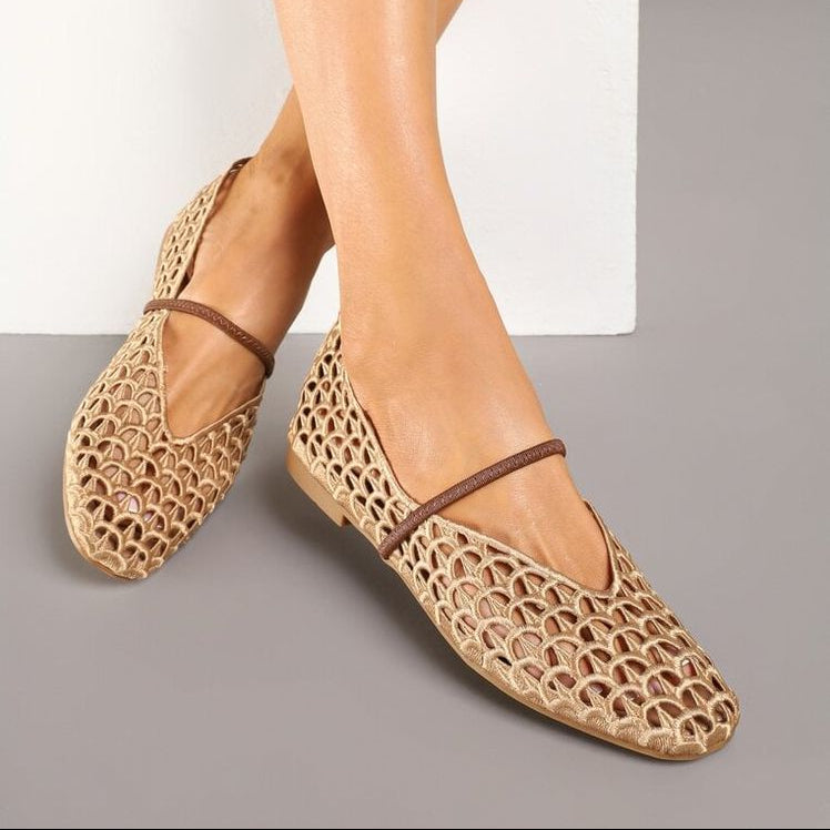Ballerines en dentelle