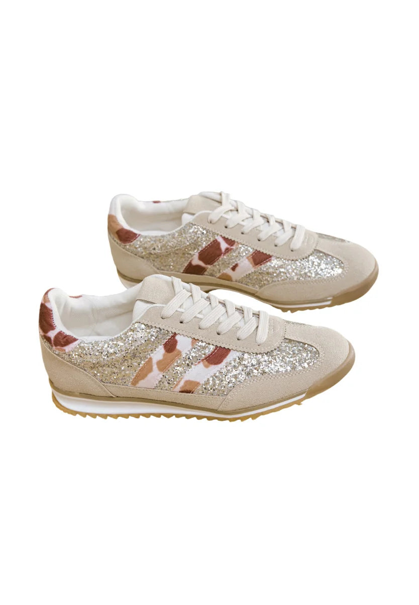 Baskets basses pailleté