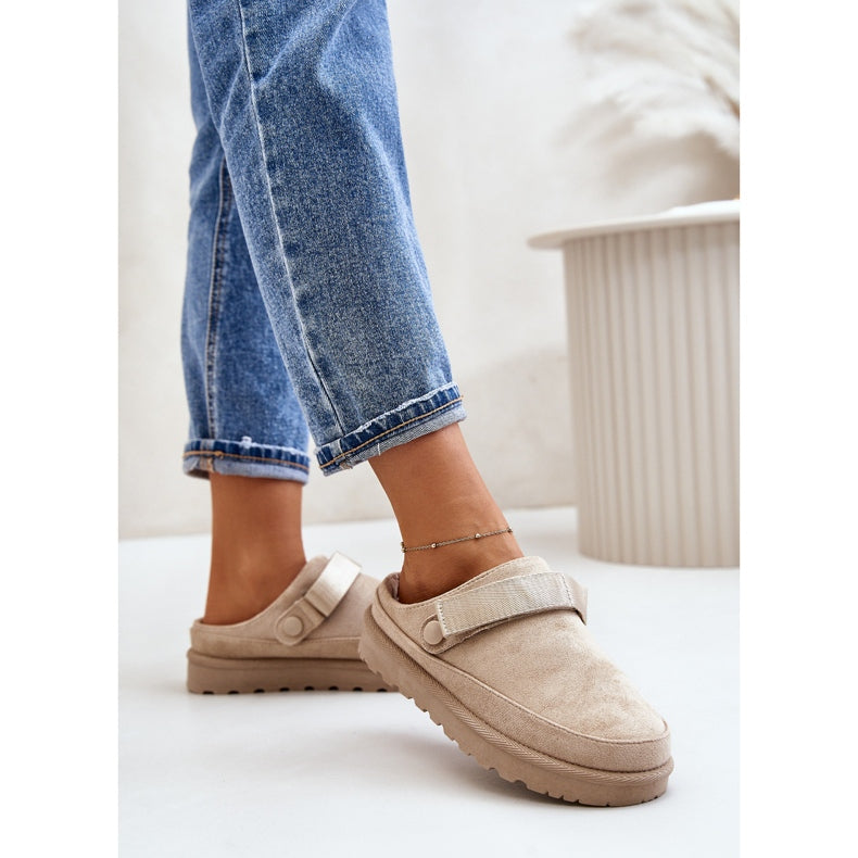 Chaussons plates d'extérieur
