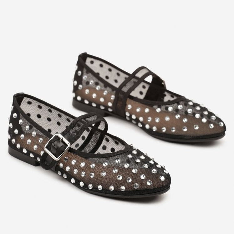 Ballerines ornées de strass