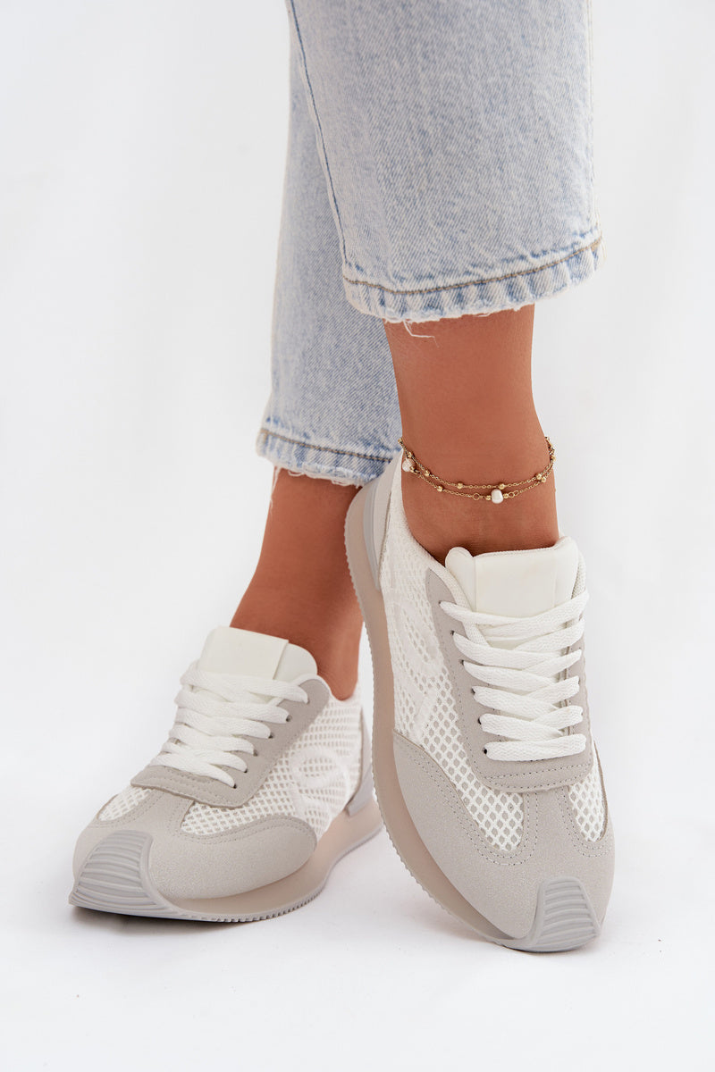 Basket en simili cuir