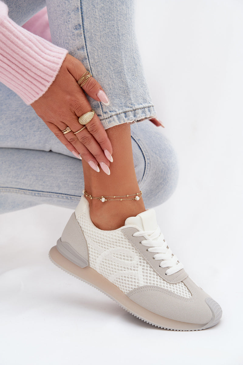 Basket en simili cuir