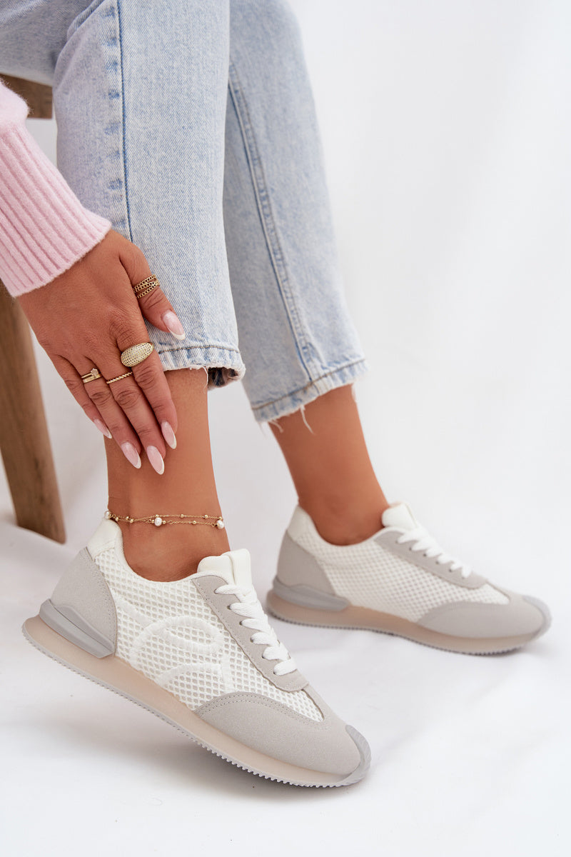 Basket en simili cuir