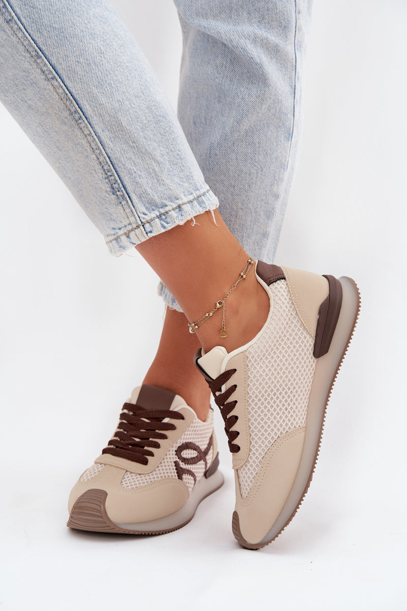 Basket en simili cuir